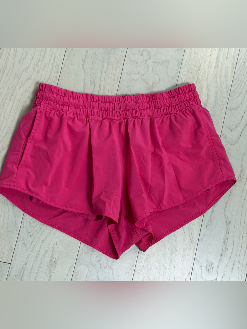 aerie Hot Pink Athletic Shorts with Elastic Waistband